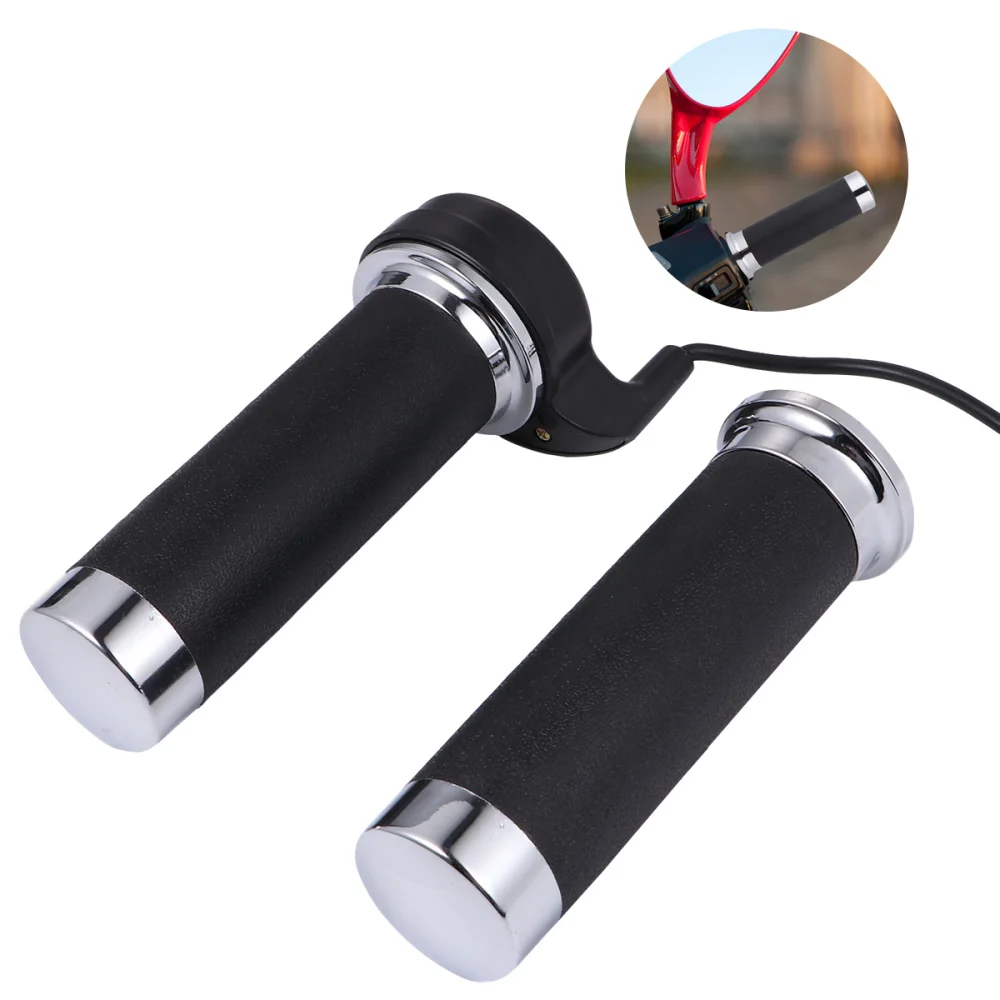 1 пара Электрический велосипед Руль пластиковые ручки дроссельной заслонки