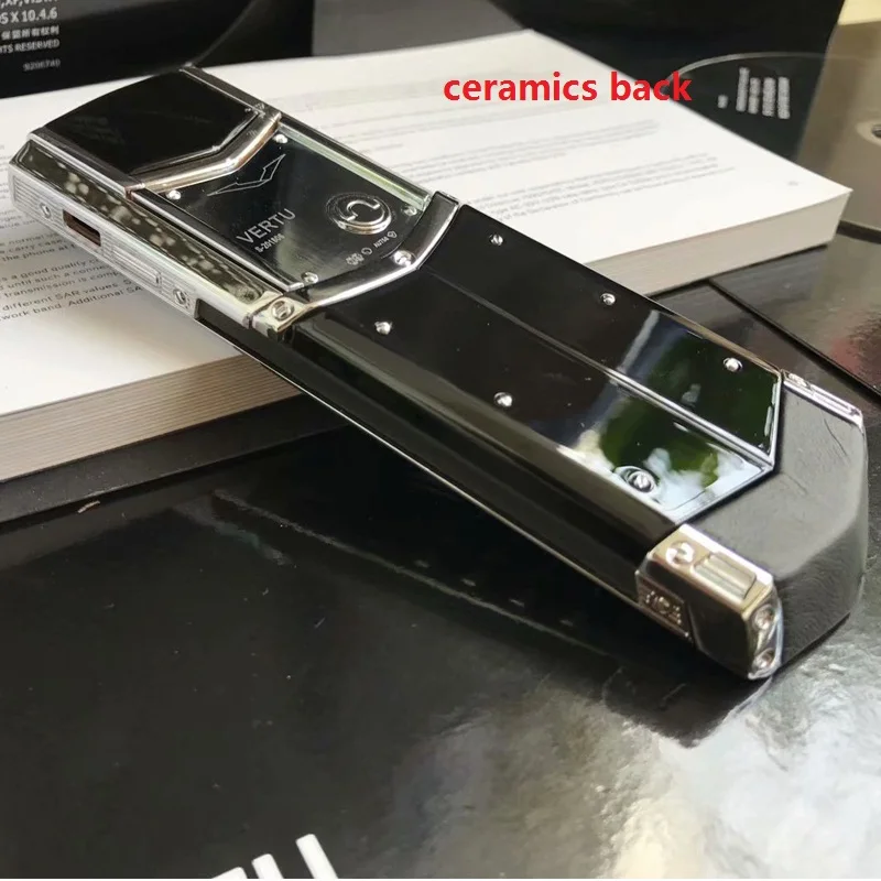 Unlock K8+ Bar Luxury Metal Signature Handmade Phone Dual Sim No Camera Normal Leather Back Bluetooth IMEI Changable