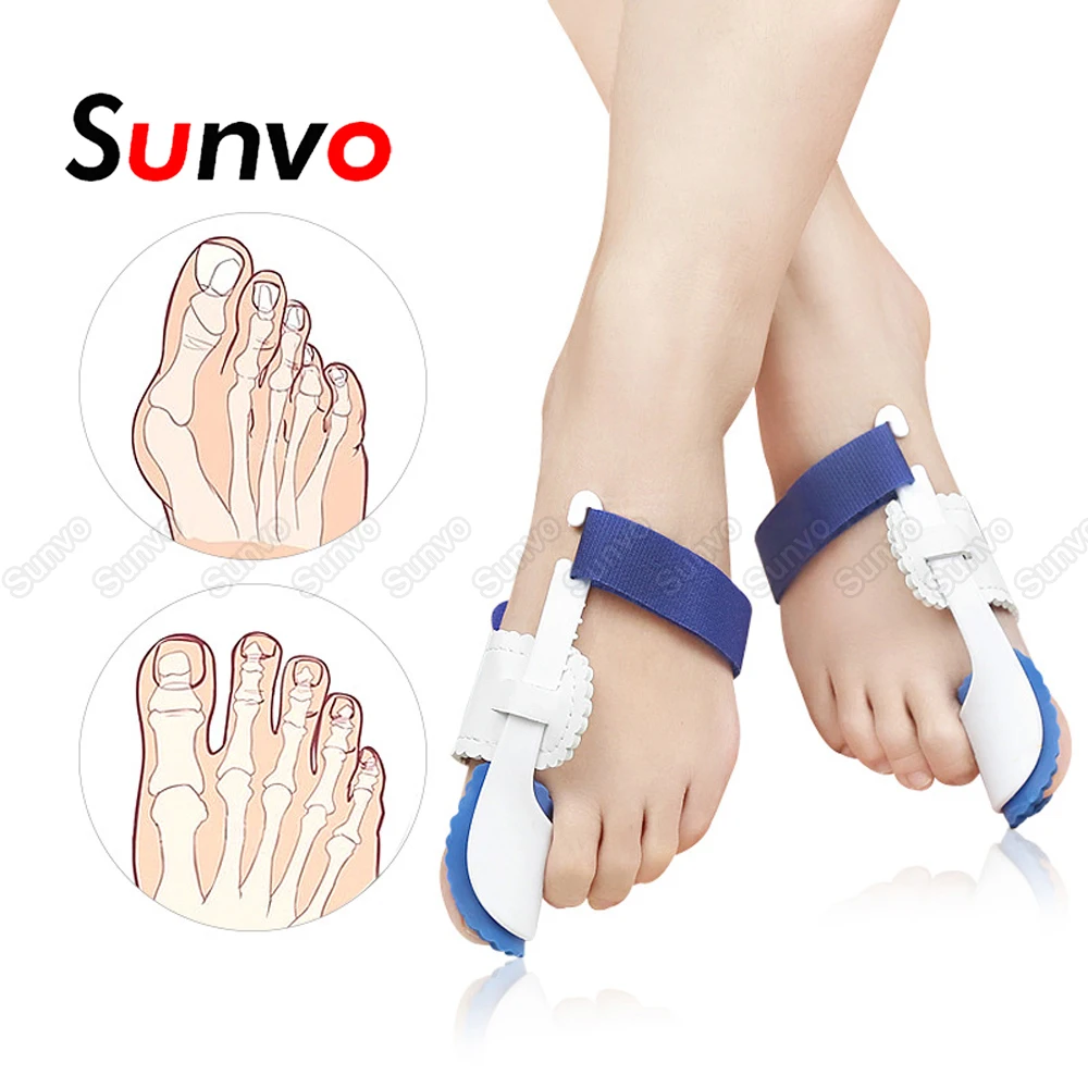

Sunvo вальгусный корректор большого пальца стопы бурсит стопы, разделитель для большого пальца стопы, выпрямитель, шина для стоп для костей ор...