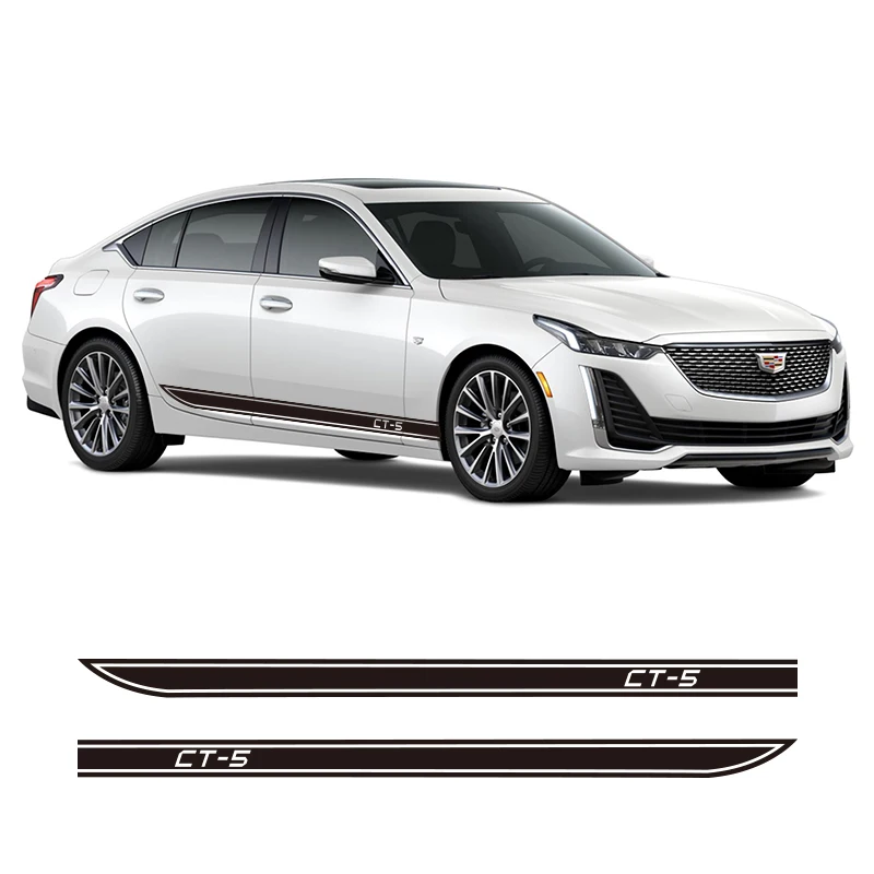 1 пара 2 шт виниловая Автомобильная боковая юбка талия линия Наклейка Наклейки