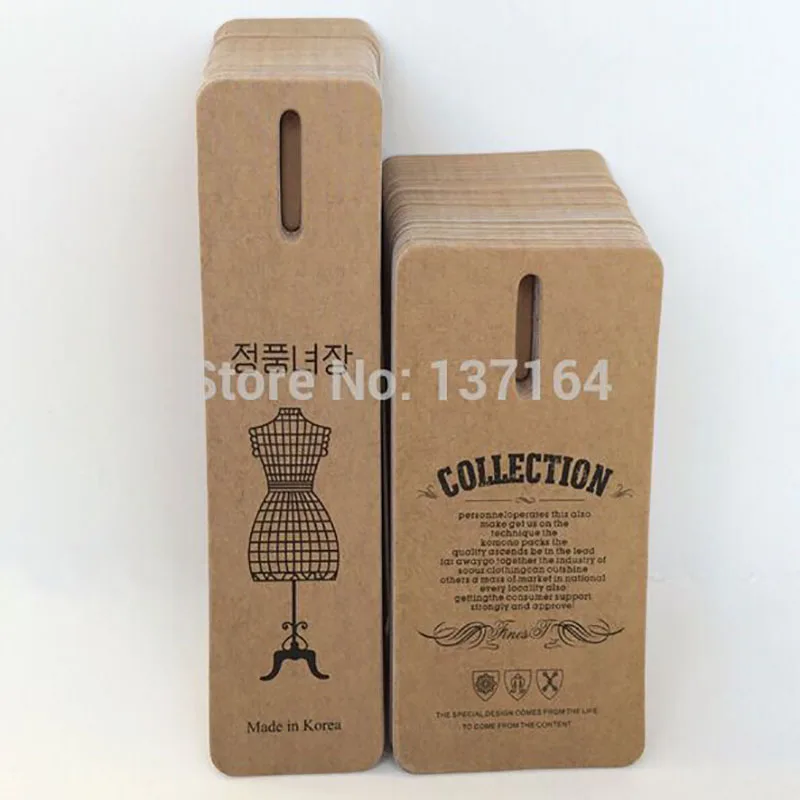 2000 шт./лот крафт Пользовательский логотип Свинг бирка пользовательский черный