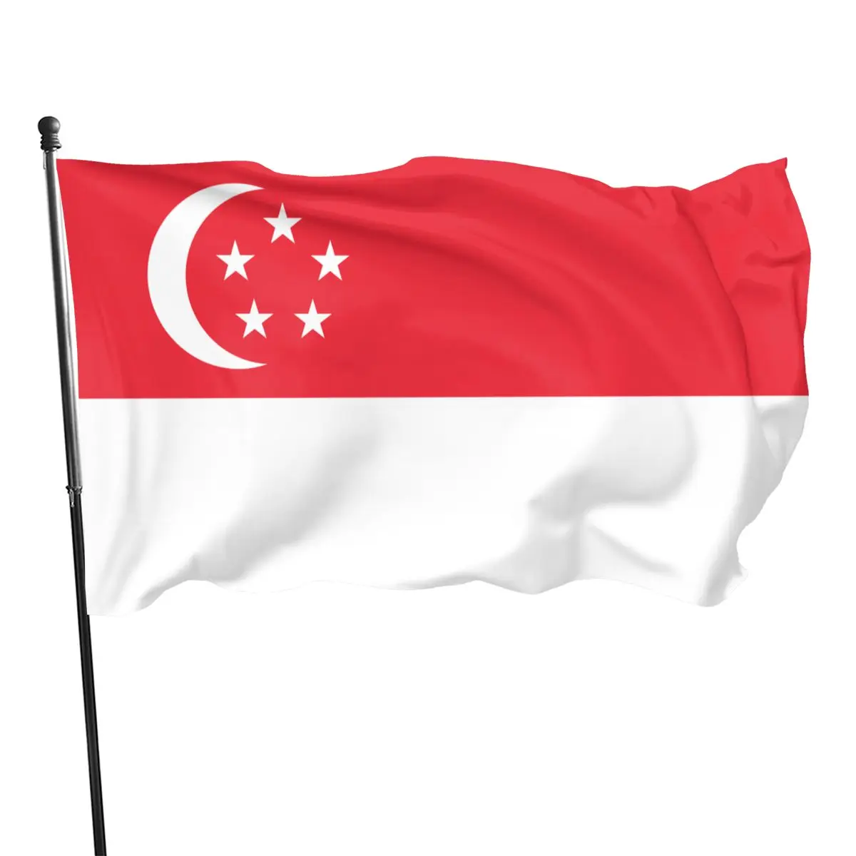 

90cmX150cm Lion City SG SGP Republic Of Singapore flag Decorative flag