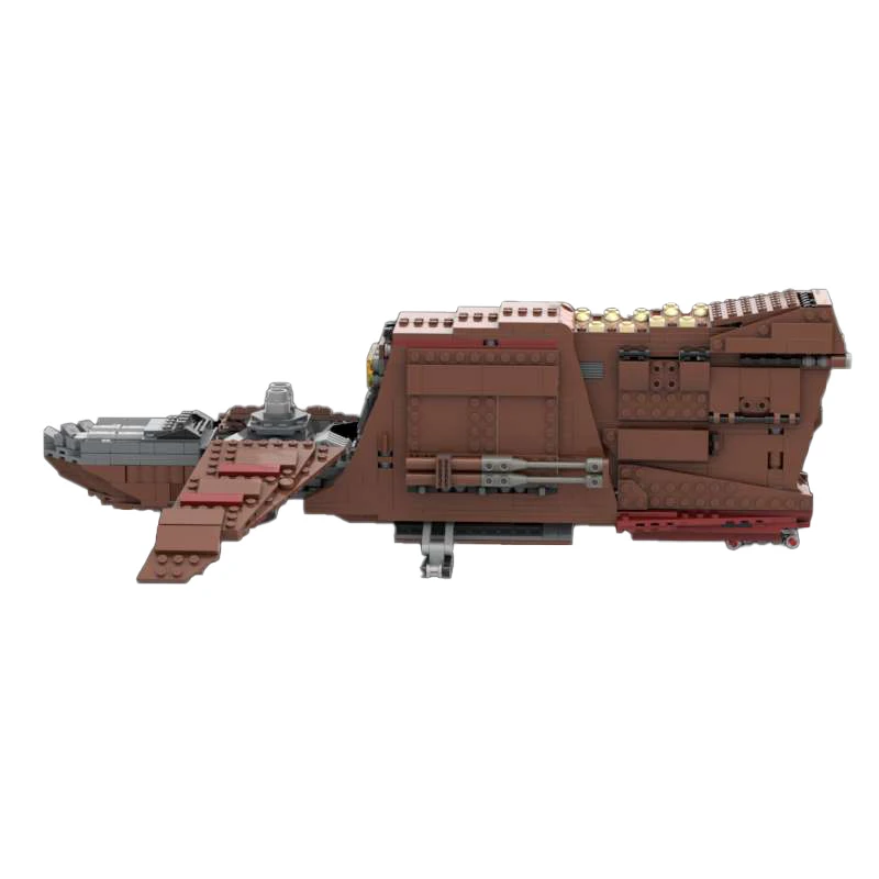 1145PCS Kid's Film Ideas Yv-666 light Cargo Ship MOC Building Blocks Assembly Model Starship Children's Toy Gifts