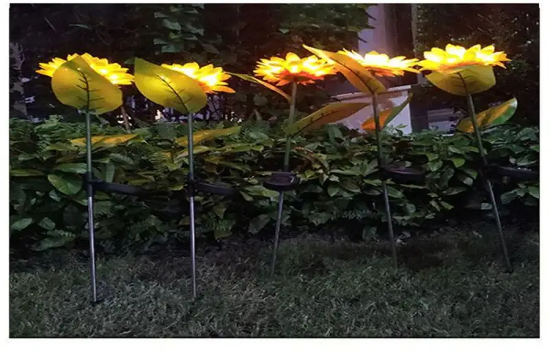 

Solar Waterproof Garden Solar Landscape Lights Solar Sunflower Light Energy Saving Eco-Friendly Solar Lawn Lamp Beautiful