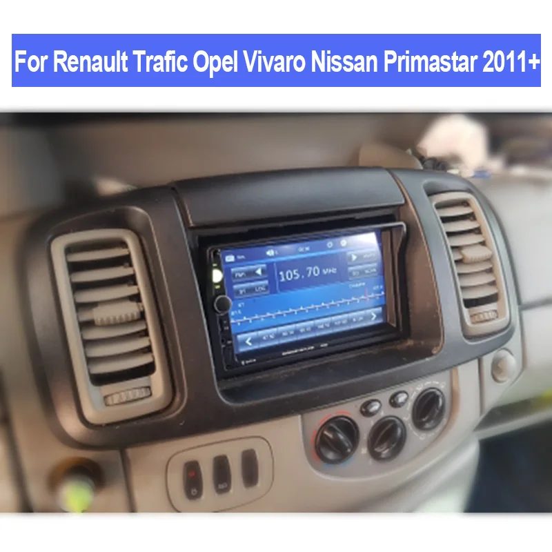 Передняя рамка с объемным рисунком для Renault gafic Opel Vivaro Primastar 2011 + панель адаптером