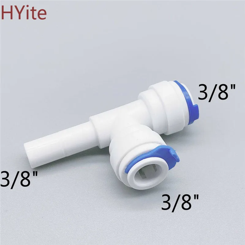 T Форма 3 х полосная воды при помощи обратного осмоса 1/4 &quot3/8&quot OD шланг высокого