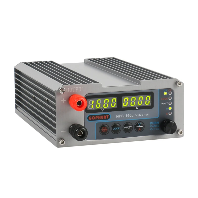 1600 16V 10A CPS-3205 обновления NPS-1601/1600/1602 Регулируемый лабораторный динамометический Переключение DC Питание 32V 5A 16V 10A 60V 3A 0.001A 0,01 V - Цвет: 1600 16V 10A
