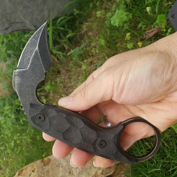 В один Шурик Скорпион Karambit коготь Ножи AUS 8 лезвие G10 ручка тактические карманные