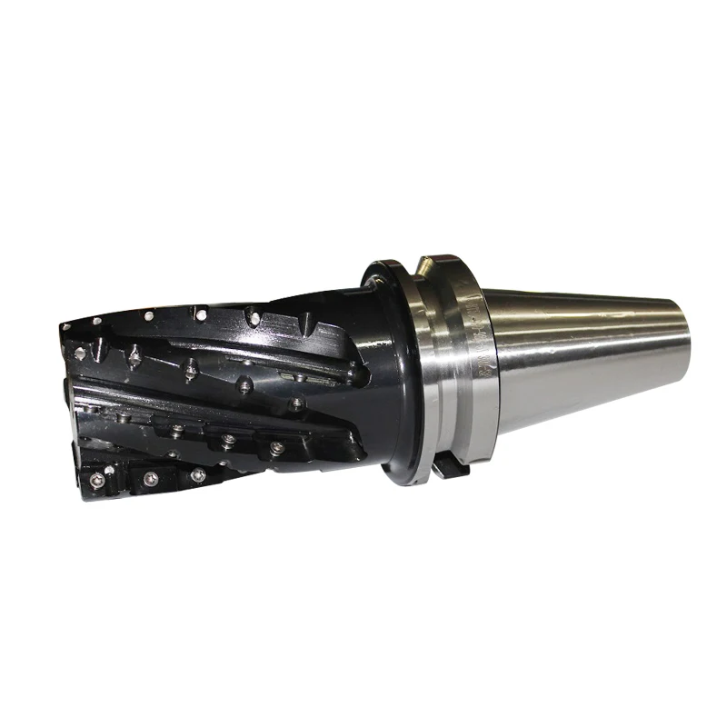 Satılık BT40/BT50 Entegre Mısır öğütme Kesici, SP Serisi Endekslenebilir Spiral Mısır Kaba Freze Shank