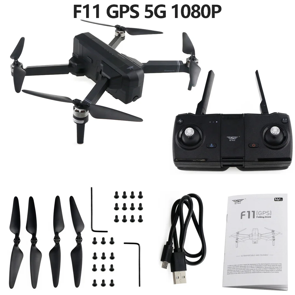 F11 1080P Gps Дрон 2K Профессиональный следите за мной RC Дрон 5G Wifi FPV долгое время Летающий Квадрокоптер gps Дроны с камерой HD VS SJRC F11 PRO - Цвет: F11 1080P