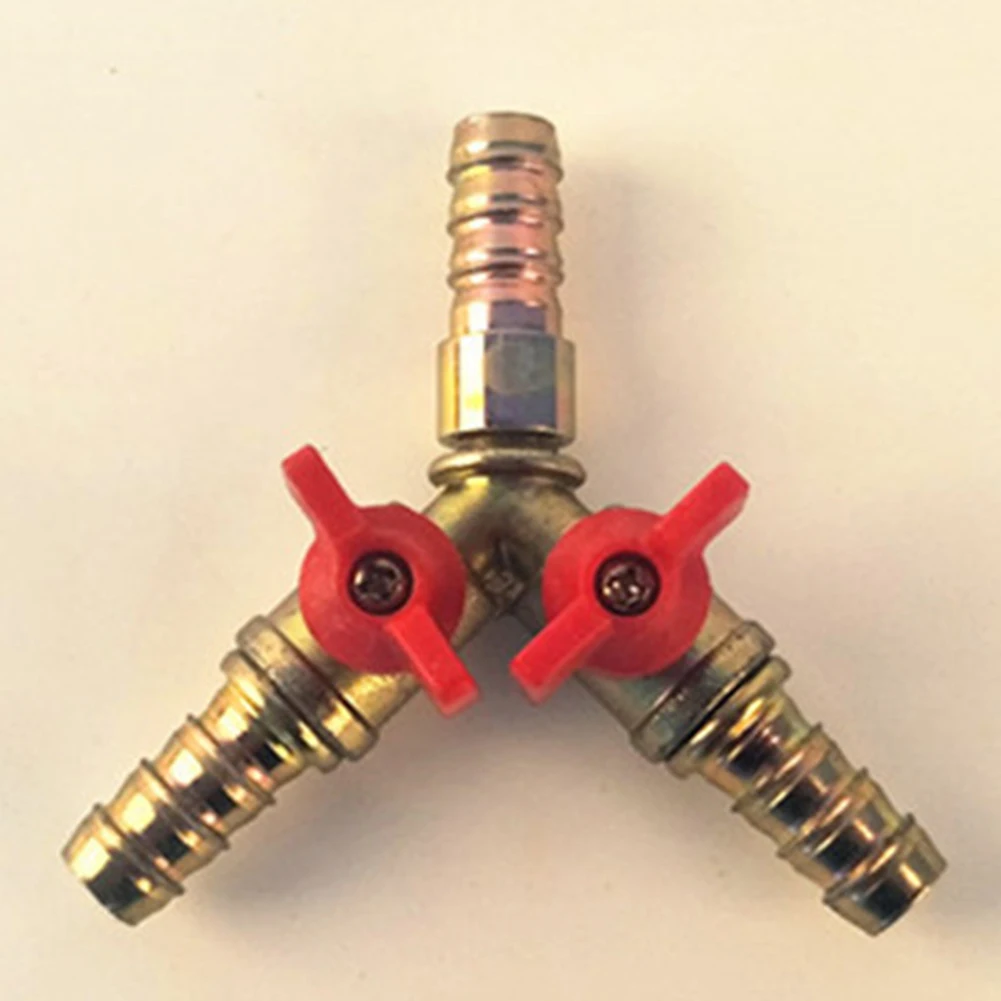 

Y-shape Strong Hardness Shut Off Ball 3-Way Brass Easy Install High Pressure Resistant Durable Fuel Gas Oil