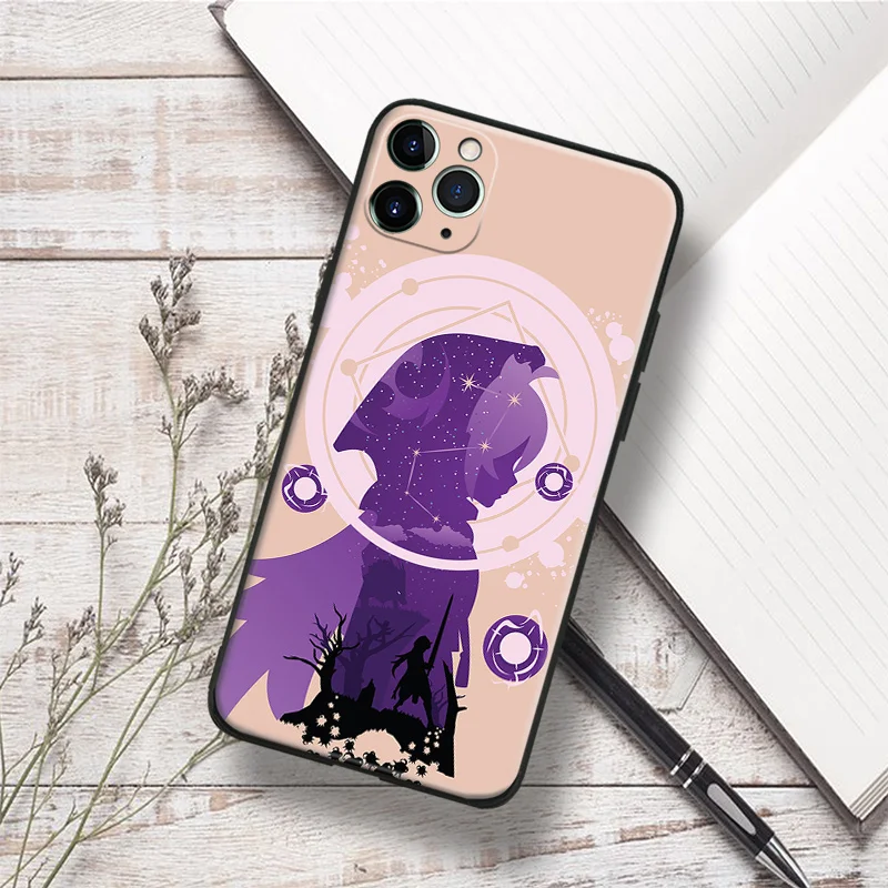 Разор Genshin Impact фан-арт для iPhone Se 6 6s 7 8 Plus X XR XS 11 12 13 Mini Pro Max стекло TPU силиконовый чехол для телефона оболочка.