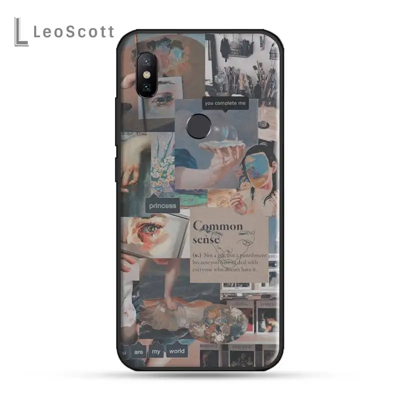 

Literary poster Artistic aesthetics pattern Phone Case For Xiaomi Redmi 7 8 9t a3 9se k20 mi8 max3 lite 9 note 9s 10 pro