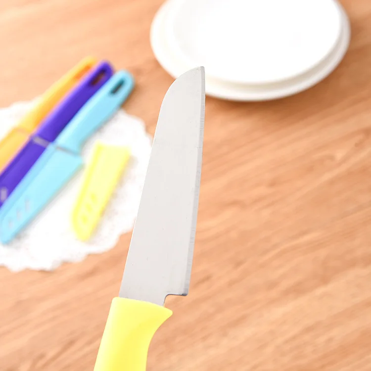 F6230 инструмент для фруктов конфетного цвета кухонный нож из нержавеющей стали