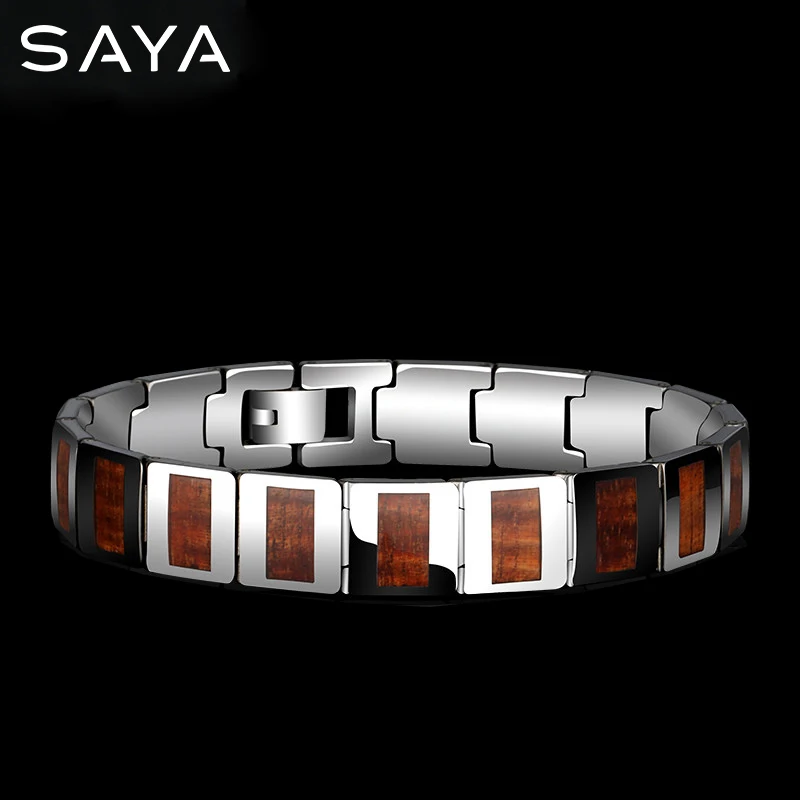 Men Bracelet,  Cool Tungsten Steel Bracelets, Luxury Never Scratch for Women Jewelry Gifts, Engraving, Free Shipping