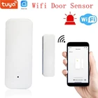 Tuya Wi-Fi Магнитный Сенсор s Wi-Fi дверной детектор окна Сенсор умная Домашняя безопасность Система аварийной сигнализации наборы с Alexa Google