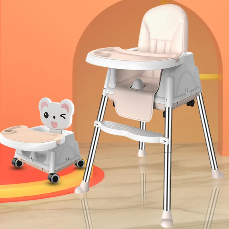 New Baby Dining Chair Multifunctional Baby Portable Foldable Dining Chair Child Dining Table and Chair Baby Eating Seat