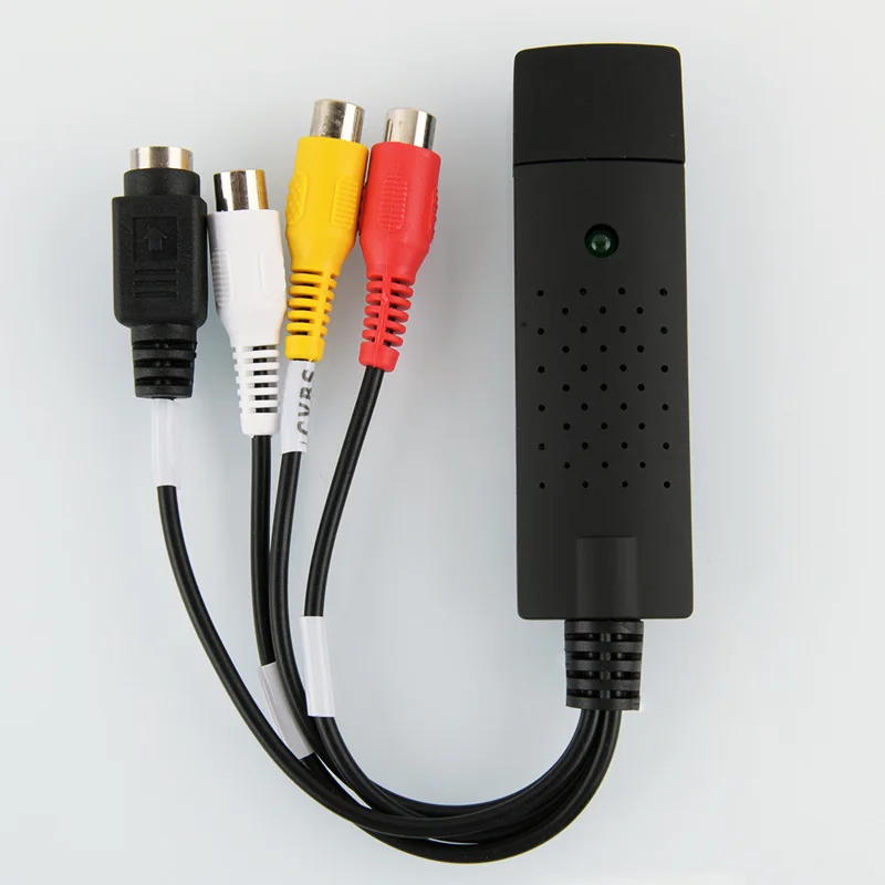 New Arrival USB 2.0 Easycap Capture 4 Channel Video TV DVD VHS Audio Adapter Card DVR Free Shipping | Электроника