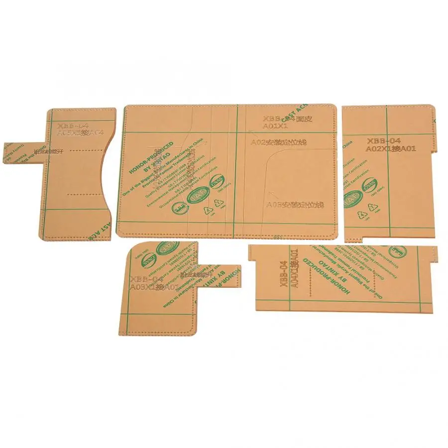 Прозрачная акриловая сумка для блокнота дневника книжки чехла шаблона трафарет