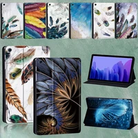 pu leather case for samsung galaxy tab a7 10 4 inch 2020 sm t500 sm t505 dust proof foldable tablet cover free stylus