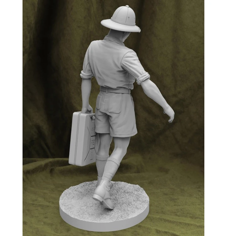 1/35 фигурка из смолы GK солдат итальянский с Джерри канистра военная тема Второй