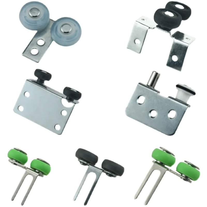 

2pcs Wardrobe sliding door pulley old-fashioned push-pull kitchen balcony door upper and lower wheels windows rollers mute wheel