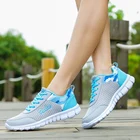 Кроссовки женские для бега, удобная дышащая теннисная обувь, легкая Уличная Повседневная Спортивная обувь на шнуровке