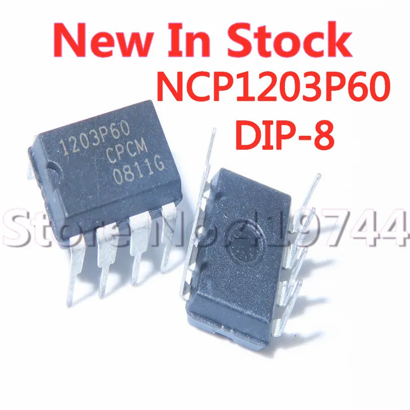 

5PCS/LOT NCP1203P60 1203P60 DIP-8 NCP1203P60G LCD power management chip In Stock NEW original IC