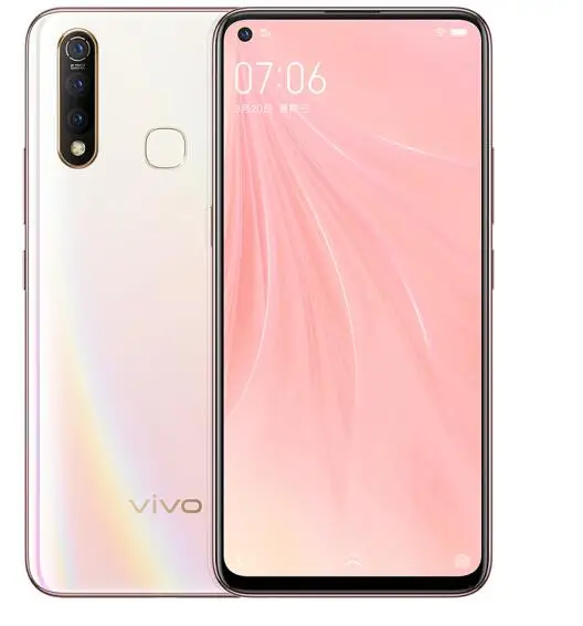 6G 64G pink Мобильный телефон vivo Z5x, 6 ГБ, 64 ГБ, четыре ядра, 6,53 дюймов, Snapdragon 710, 16 МП, двойная камера, 5000 мАч, аккумулятор, сканер отпечатков пальцев, смартфон - Цвет: 6G 64G pink