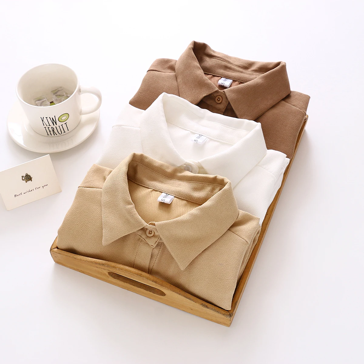 Новая женская однотонная Вельветовая рубашка с отложным воротником белая мягкая