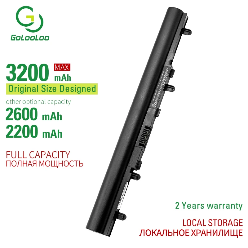 Golooloo 4 клетки Аккумулятор для ноутбука acer Aspire E1 V5 V5-171 V5-431 V5-471 V5-531 V5-571 шлюз