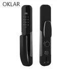 OKLAR умный электронный замок со сканером отпечатков пальцев, дверной замок, интеллектуальный цифровой пароль, биометрический замок для дома и офиса