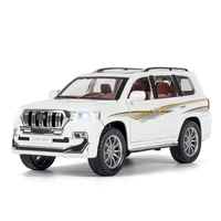 1 24 diecast car model toy vehicle acousto optic return force off road vehicle collection decoration alloy toy car for boy gift