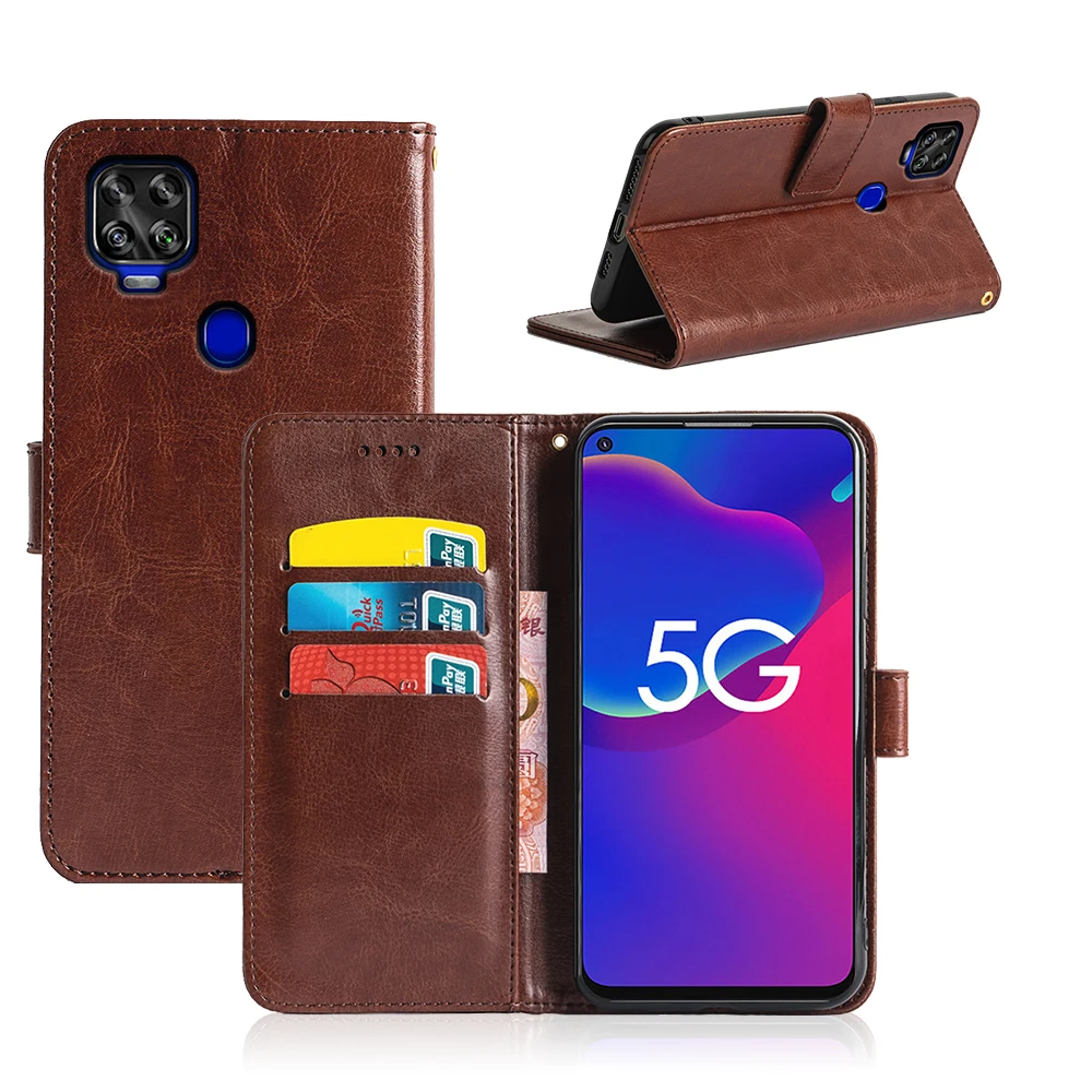 

NINY для ZTE Axon 11 SE 5G чехол для телефона новейший модный дизайн стиль кошелек с кардхолдером и подставкой Функция чехол из высококачественной и...