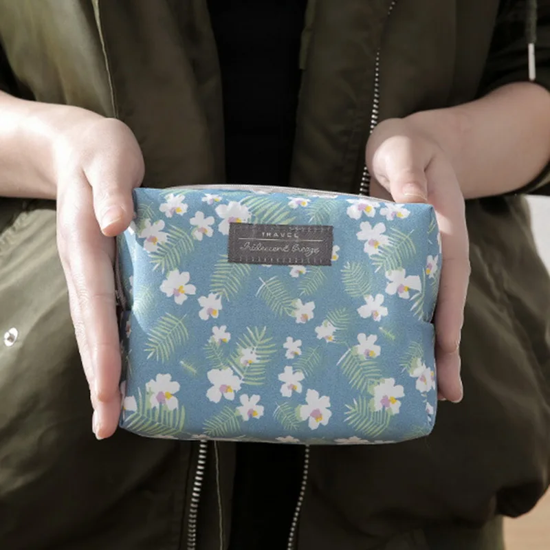 Mini Purse Travel Wash Bag Toiletry Make Up Case Sweet Floral Cosmetic Organizer Beauty Pouch Kit Makeup | Багаж и сумки