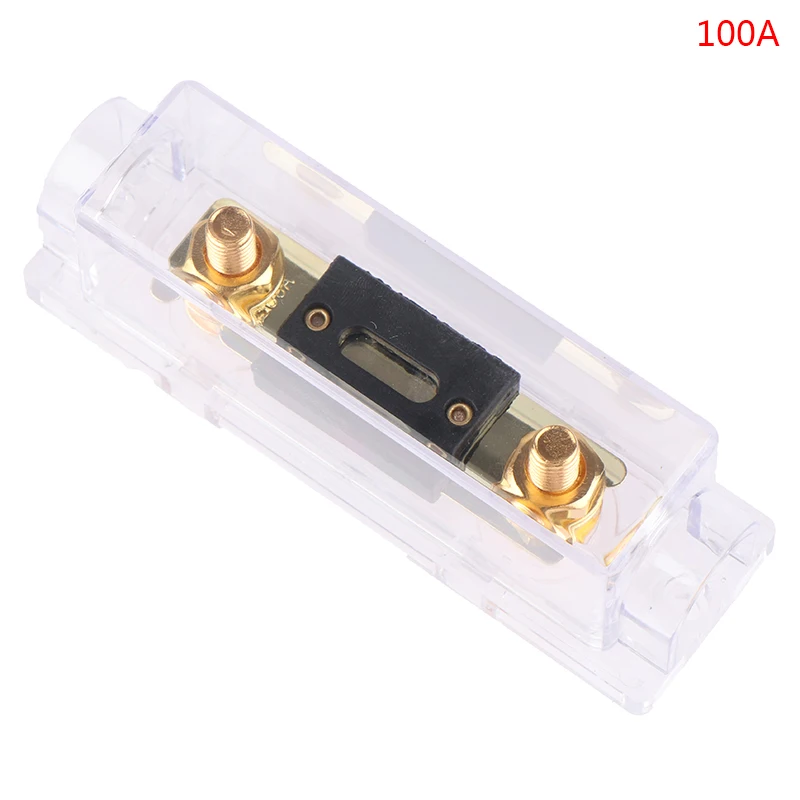 

1pc Transparent 100 200 300 AMP ANL Fuse Holder Bolt-on Fuse Fuse Holders