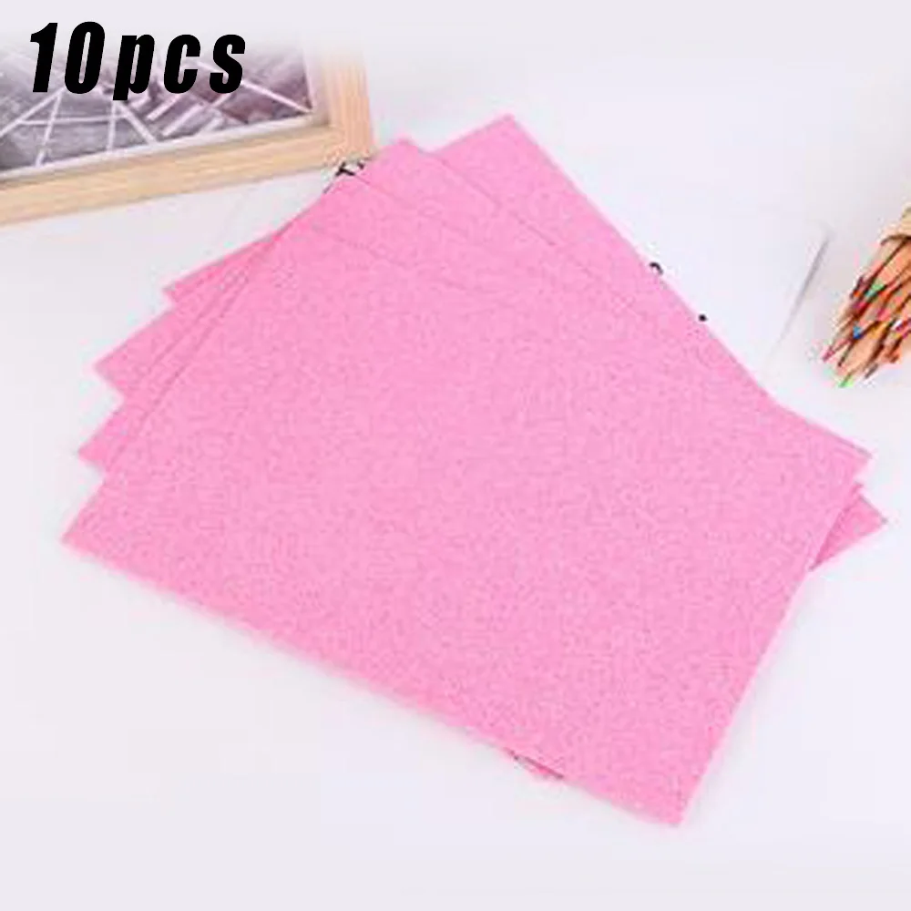 10pcs Pink 10 шт. блестящая бумага для скрапбукинга EVA мягкие губки бумага для рукоделия Ручная работа для детей сделай сам ручная работа Золотая бумага флэш-Пена наклейки - Цвет: 10pcs Pink