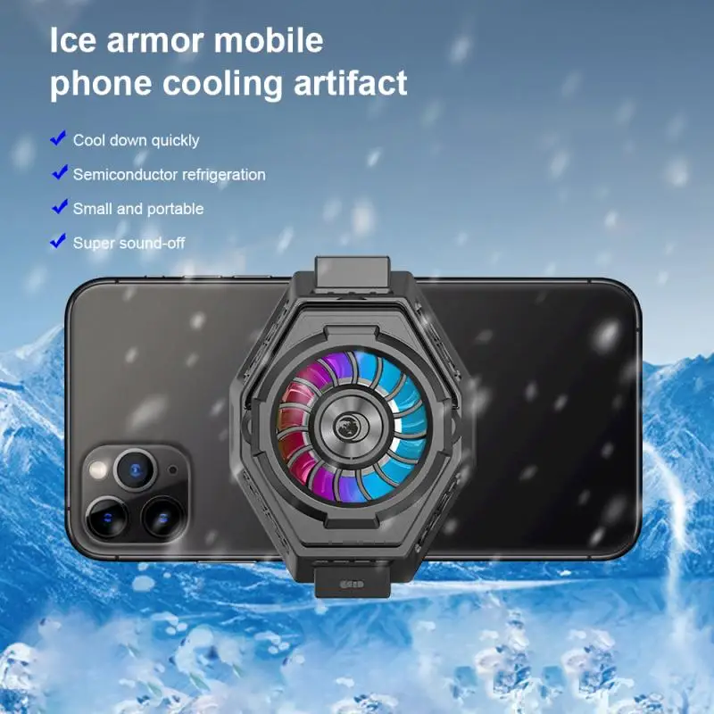 F3 Ice Armor черный охлаждающий вентилятор для мира Shark Fan Задний зажим Мобильный