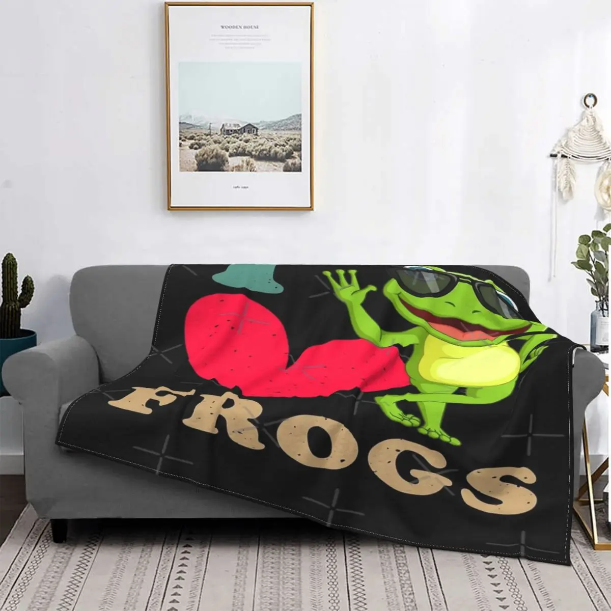 

Настенная лягушка для пикника с надписью «I Love Frogs»