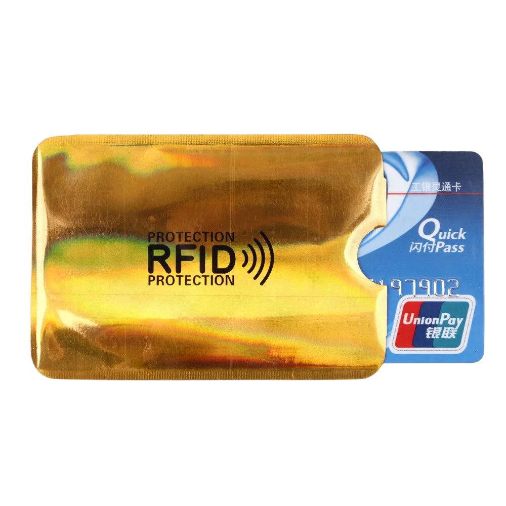 Лимонно-желтый 10 шт. RFID экранированный рукав карта блокировка 13,56 МГц IC карта защиты NFC карта безопасности Предотвращение неавторизованного сканирования - Цвет: Лимонно-желтый