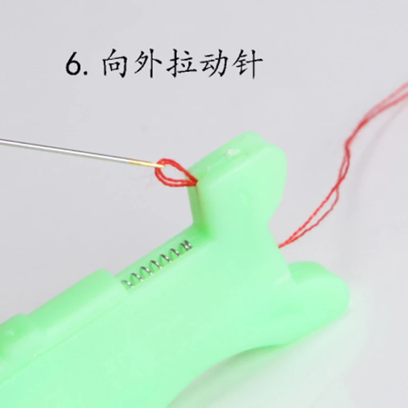 1 шт. лошадь Форма Нитевдеватель Пластик Карамельный Цвет Автоматическая легкая