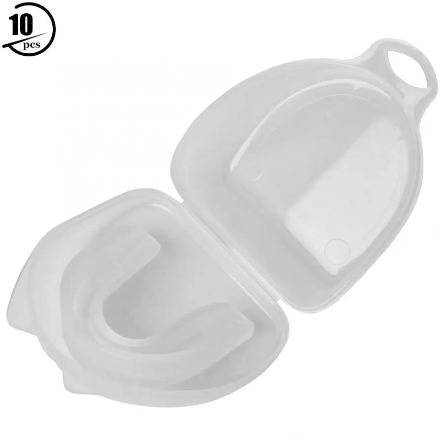 10 шт. Защита зубов для взрослых Силиконовая рта защита бокса тхэквондо Боевая