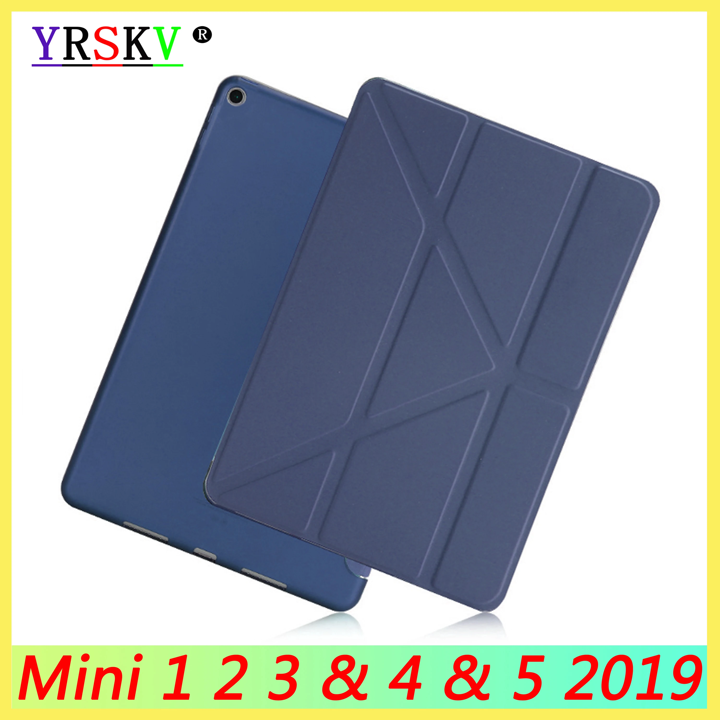 

Новый чехол для iPad mini 1, mini 2, mini 3, mini 4, mini 5. Умный мягкий чехол из ТПУ с функцией сна и пробуждения для iPad 7,9 дюйма