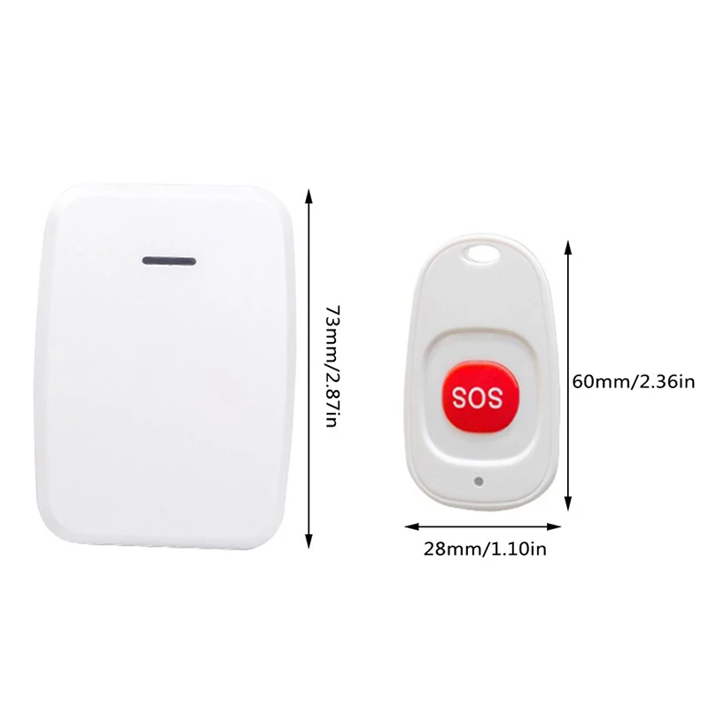 

Wireless Alarm System Pager Elderly Call Button Disabled Wireless Alarm Pager