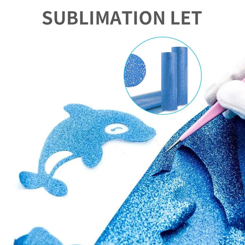 Creative T-Shirt Print Paper Diy Glitter Durable Fabrics Cloth Heat Transfer Inkjet Printers Textiles 1m/5m A Roll | Дом и сад