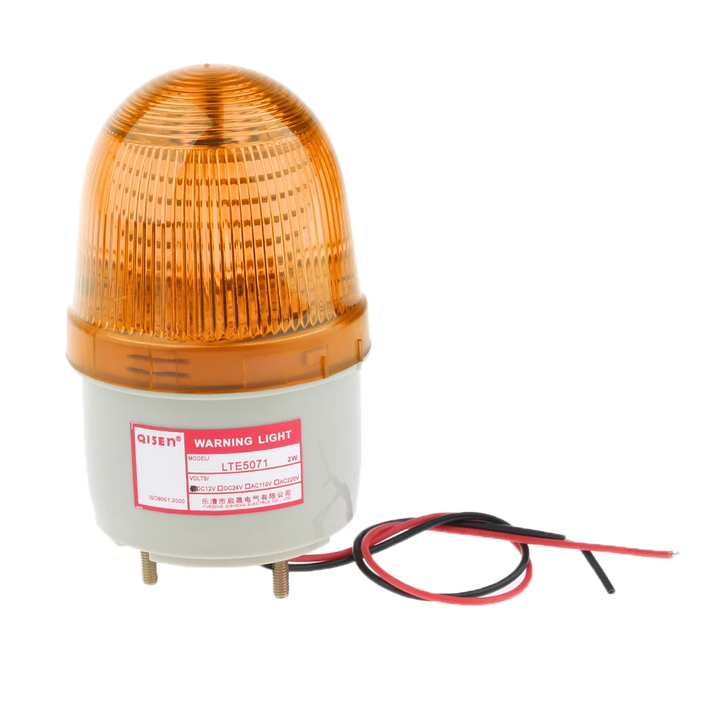 12V со стробоскопической вспышкой/Always on Предупреждение светильник круглый сигнал