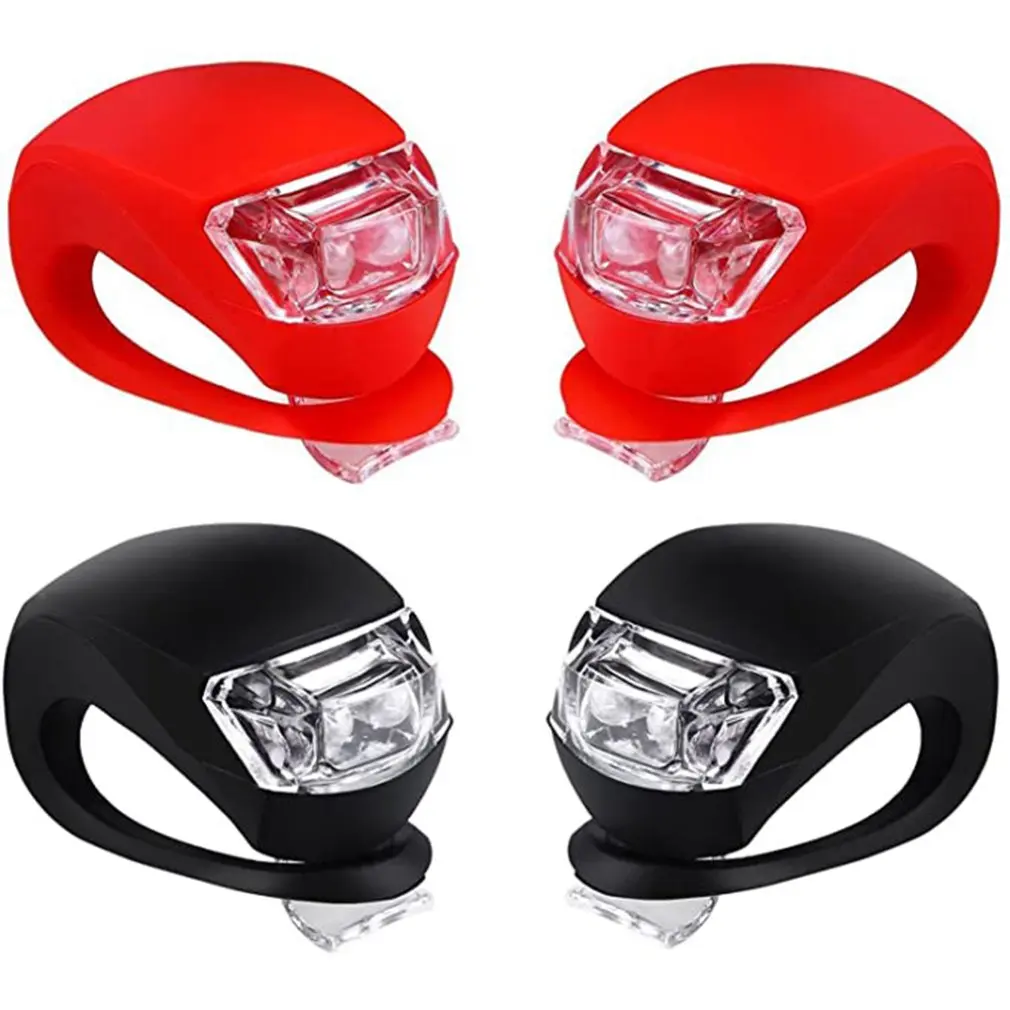 

Велосипедные светодиодные фонари силиконовая фара для мотоцикла руль Светодиодная лампа-вспышка Водонепроницаемый езда на велосипеде с Б...