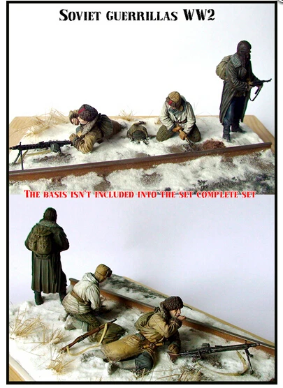 1/35 Scale Die-cast Resin White Model World War II Soviet Red Army Needs Manual Coloring Free Shipping | Игрушки и хобби
