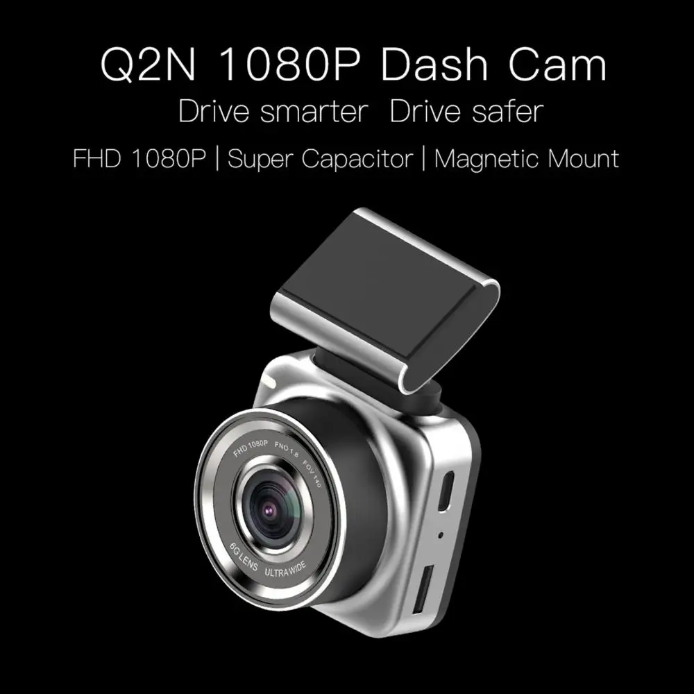 Q2N 2 дюймов HD Экран 135 градусов объектив 1080P Автоматическая Автомобильная камера