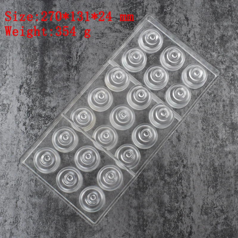 Meiаналог 21-полостная фотография поднос форма для шоколада Chunk круглый стол